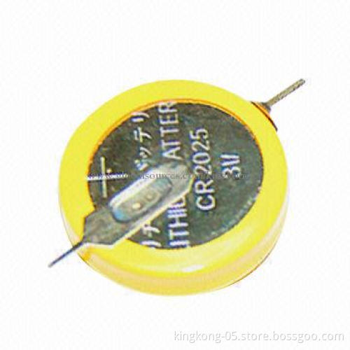 3V Button-cell Battery with 150mAh Capacity, CE, RoHS, SGS Marks